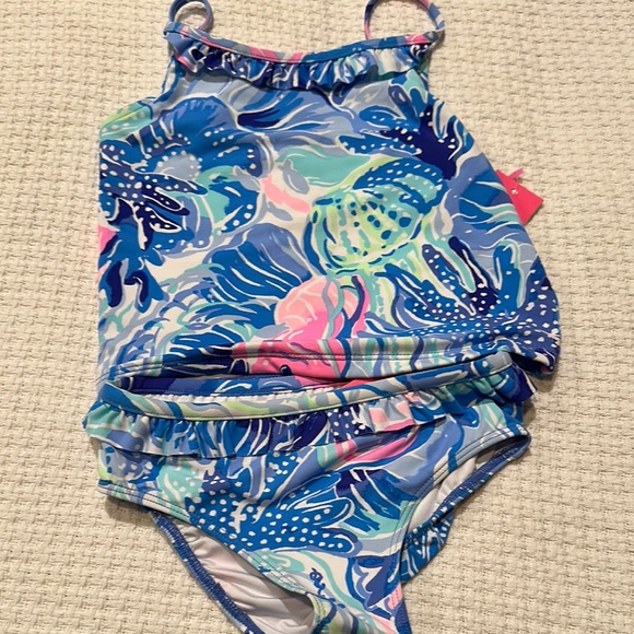 Jupe De Maillot De Bain Fille Lilly Pulitzer Rose Taille 4 - Occasion Très Bon état
